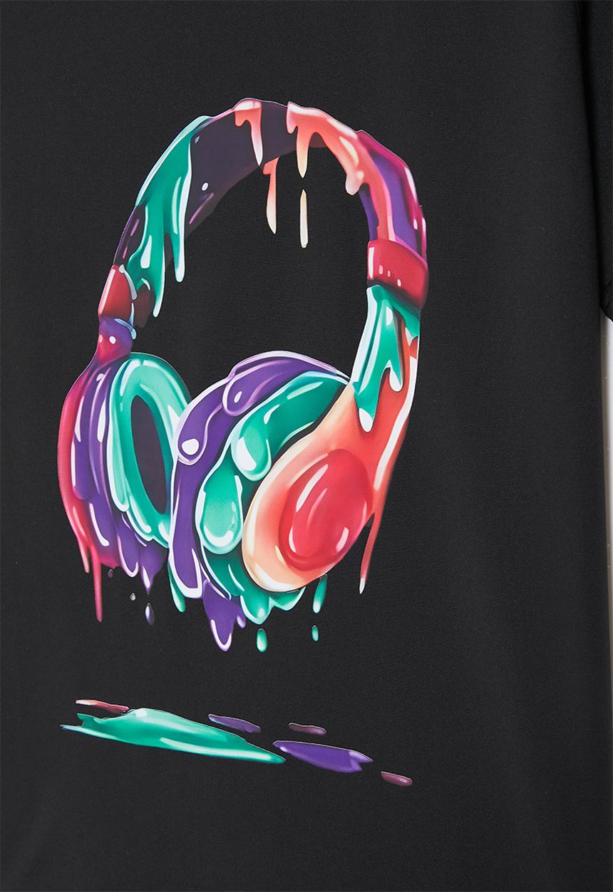 Pop Candy - Printed T-shirt - black