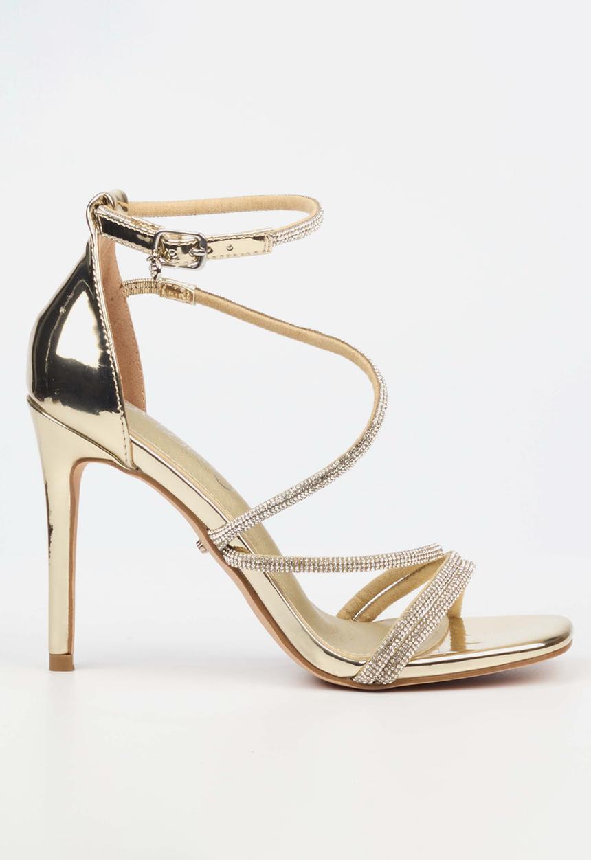 Miss Black - Snazz 4 stiletto - gold