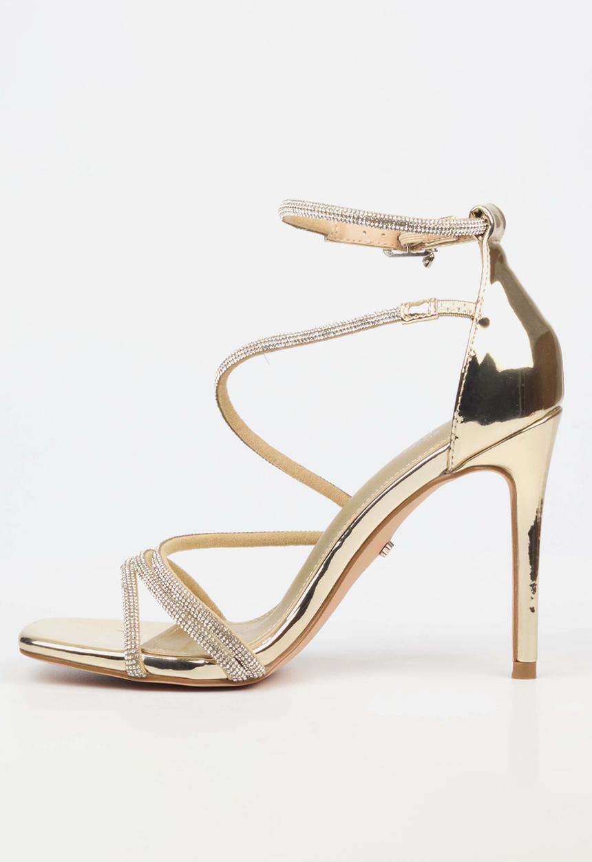Miss Black - Snazz 4 stiletto - gold