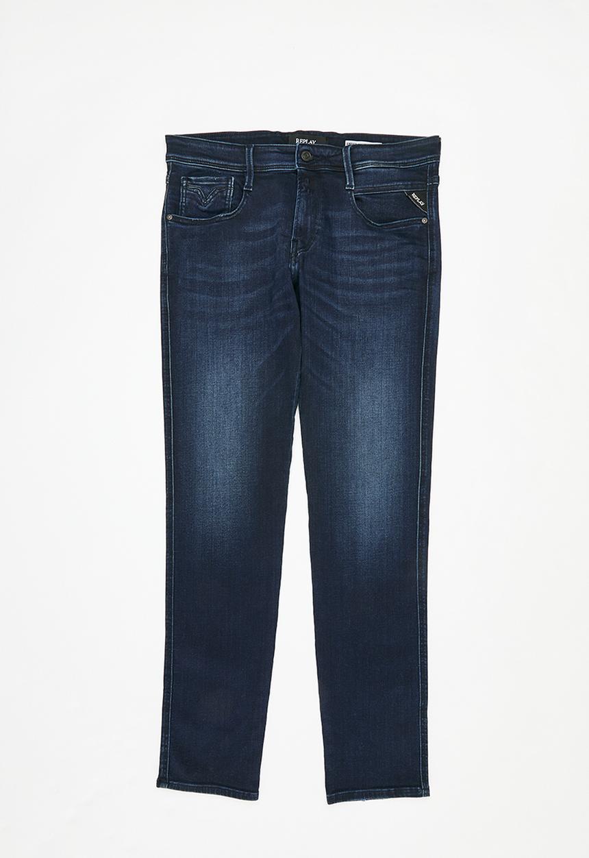 Replay - Anbass Pantalone Slim - Dark Blue