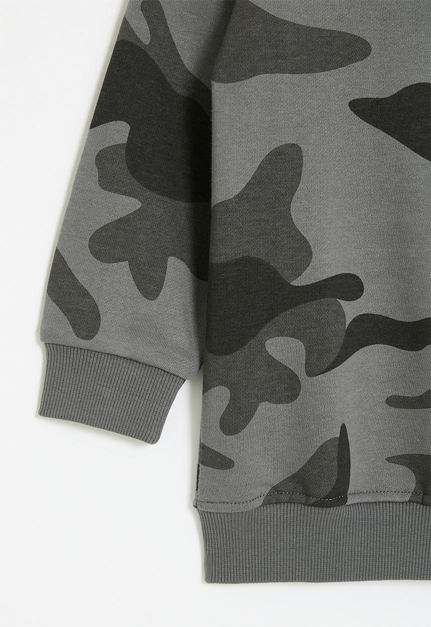 Pop Candy - Camo sweat top - grey