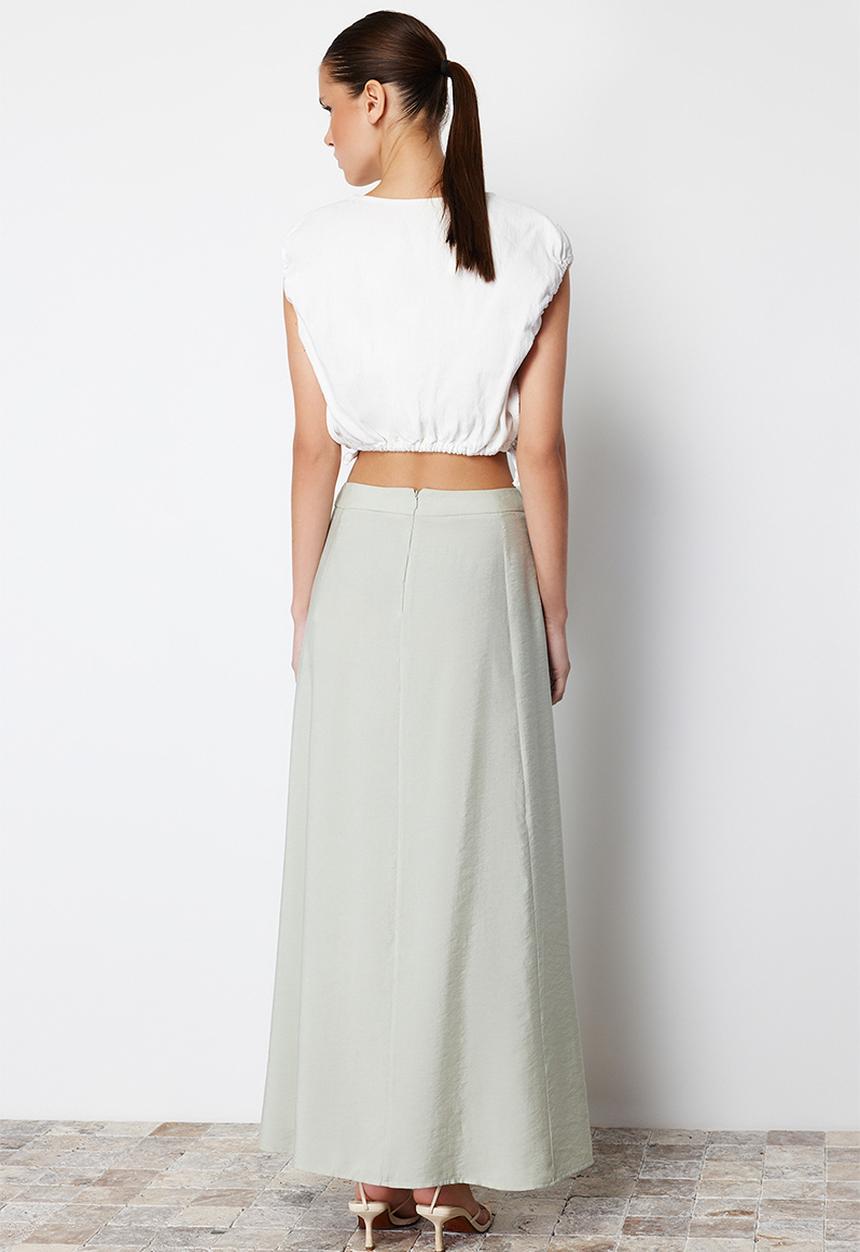 Trendyol - Maxi length skirt - mint