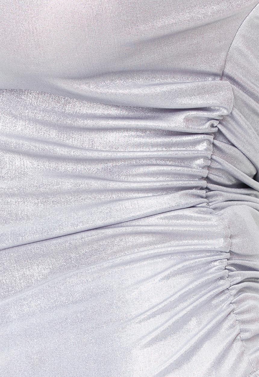 Trendyol - Boat neck detailed blouse - silver