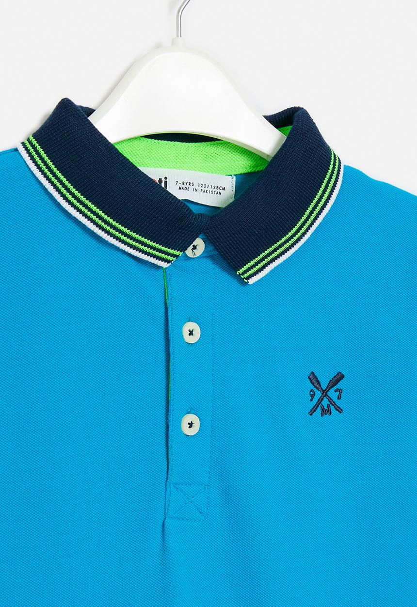 MINOTI - Pique polo - blue