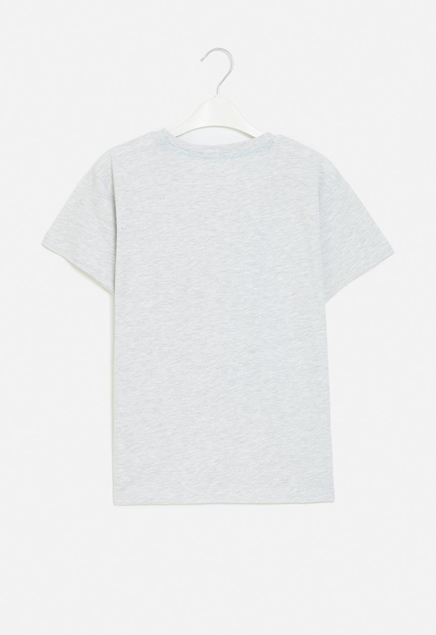 MINOTI - Graphic t-shirt - mottled grey