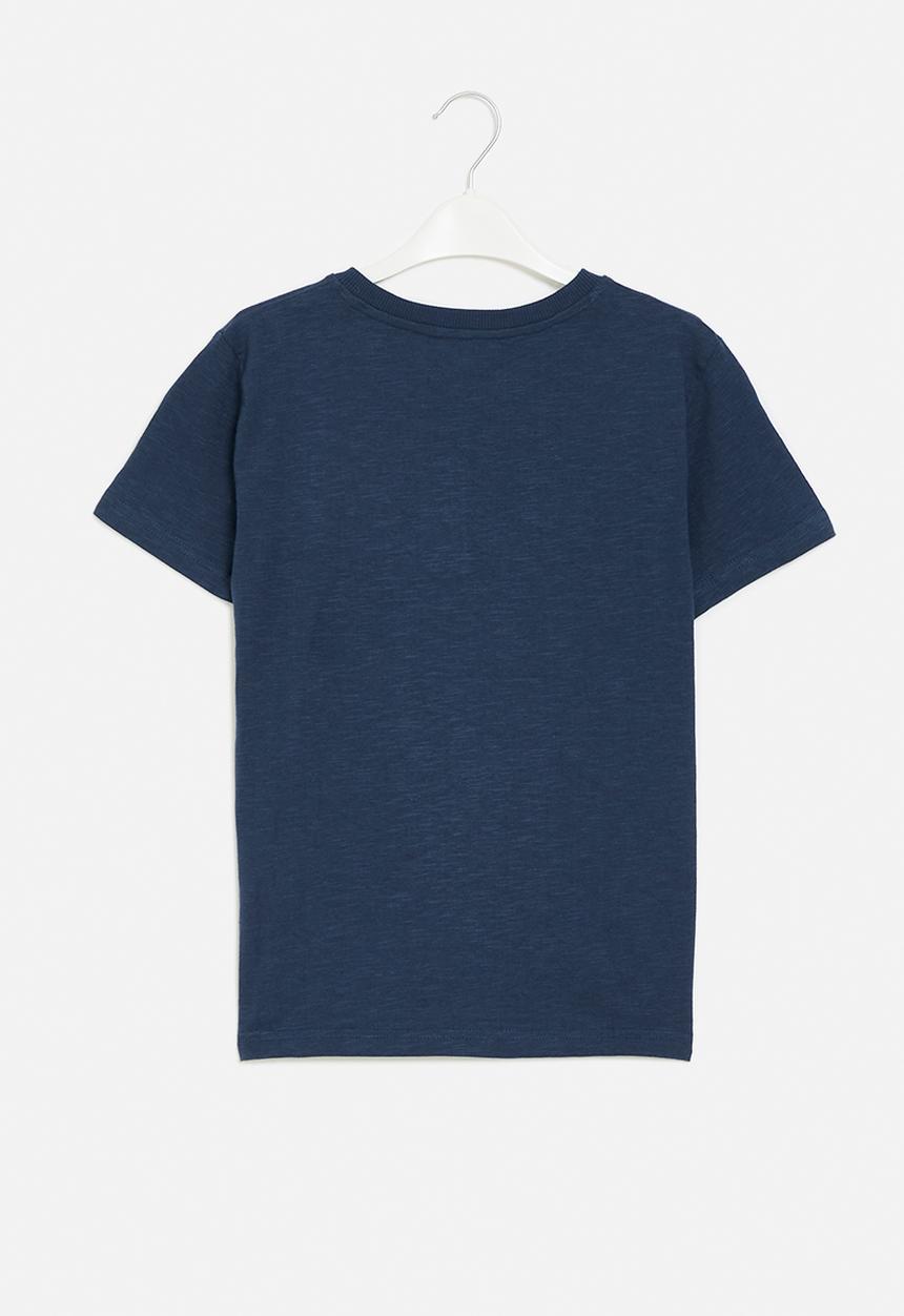 MINOTI - Slub jersey grandad - navy