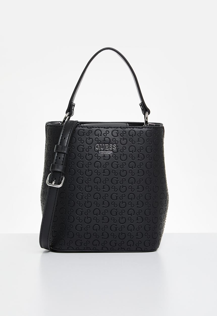 GUESS - Kamri mini bucket - black