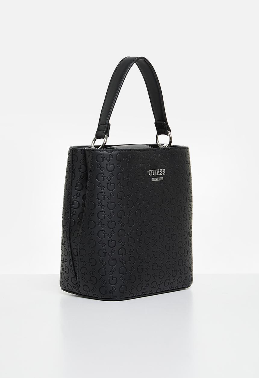 GUESS - Kamri mini bucket - black