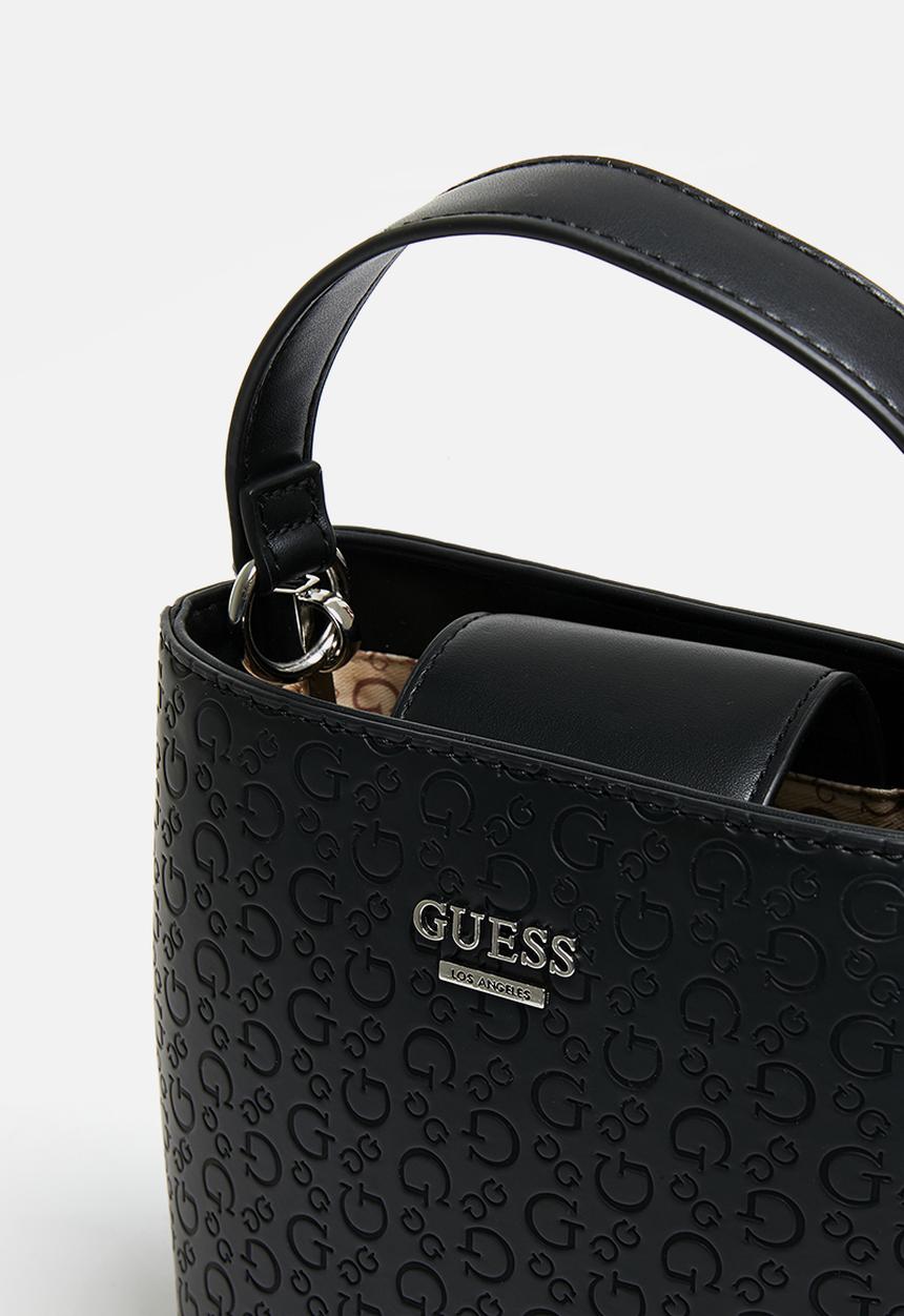 GUESS - Kamri mini bucket - black