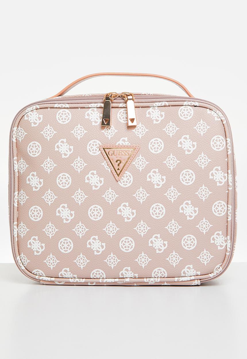 GUESS - Wilder cosmetic organizer case - rosewood