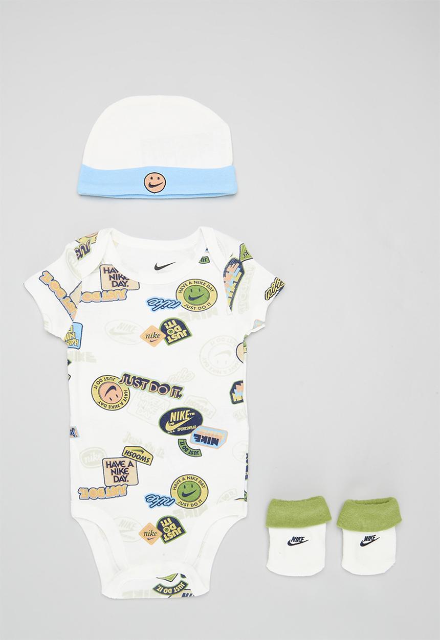 Nike - Nhb boys 3 piece box set - sail