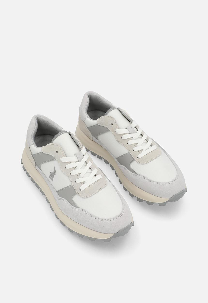 POLO - Panelled cleated runner - white