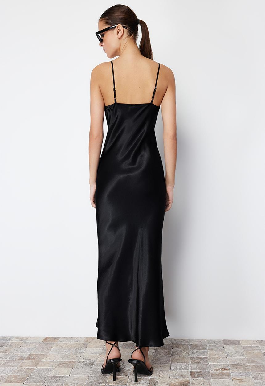 Trendyol - Maxi woven dress - black