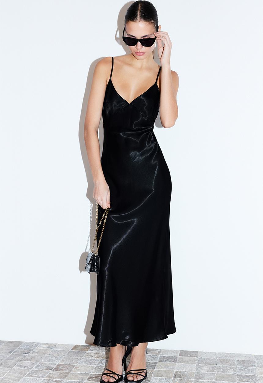 Trendyol - Maxi woven dress - black