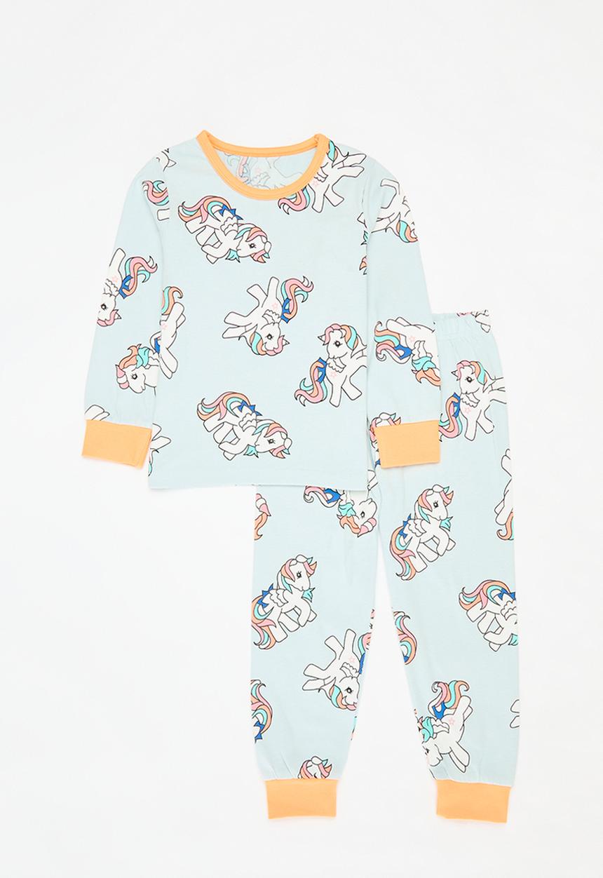 Pop Candy - Printed pj set - blue & orange