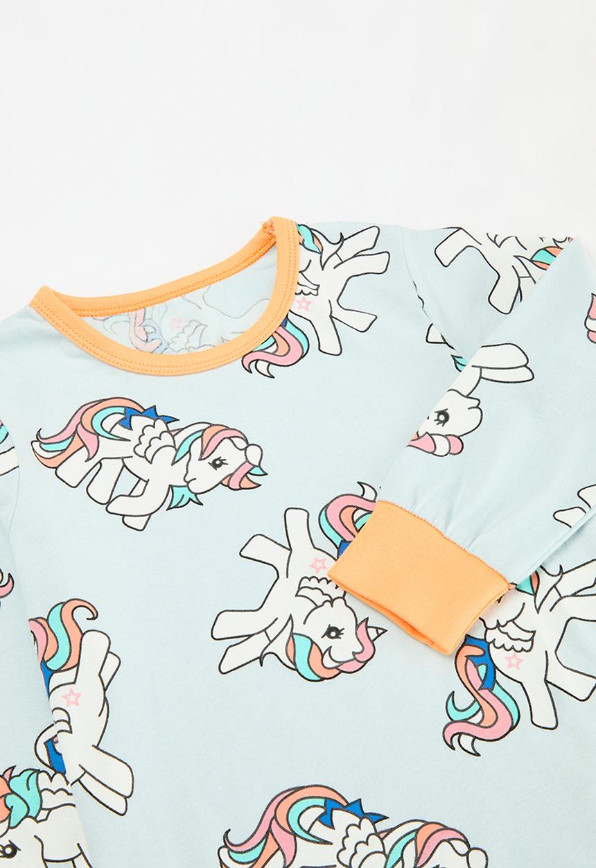 Pop Candy - Printed pj set - blue & orange