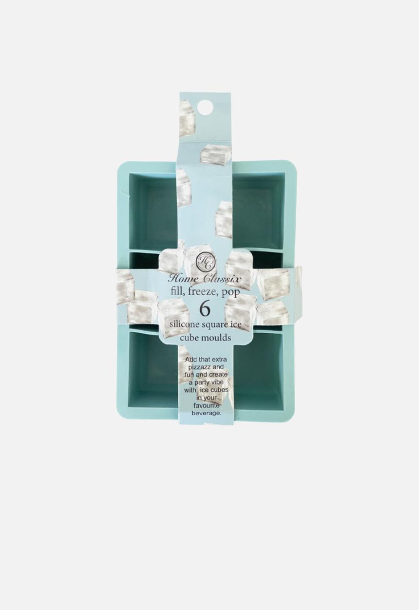 Luigi Bormioli - Home Classix Silicone 6 Square Ice Cube Tray - blue