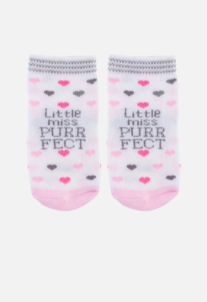 Stephen Joseph - Baby socks- 3 pack cat (hanging) - multi