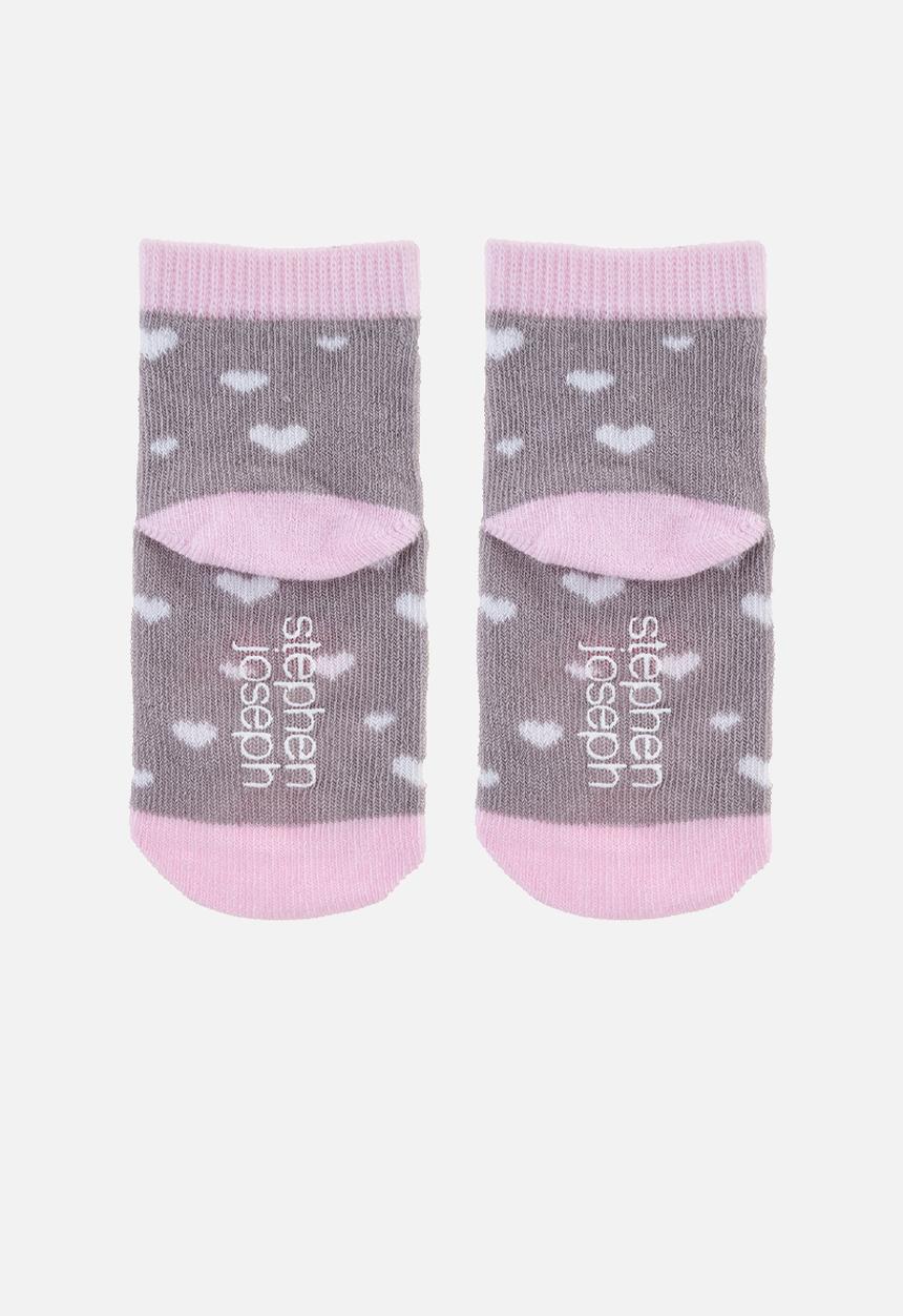 Stephen Joseph - Baby socks- 3 pack cat (hanging) - multi