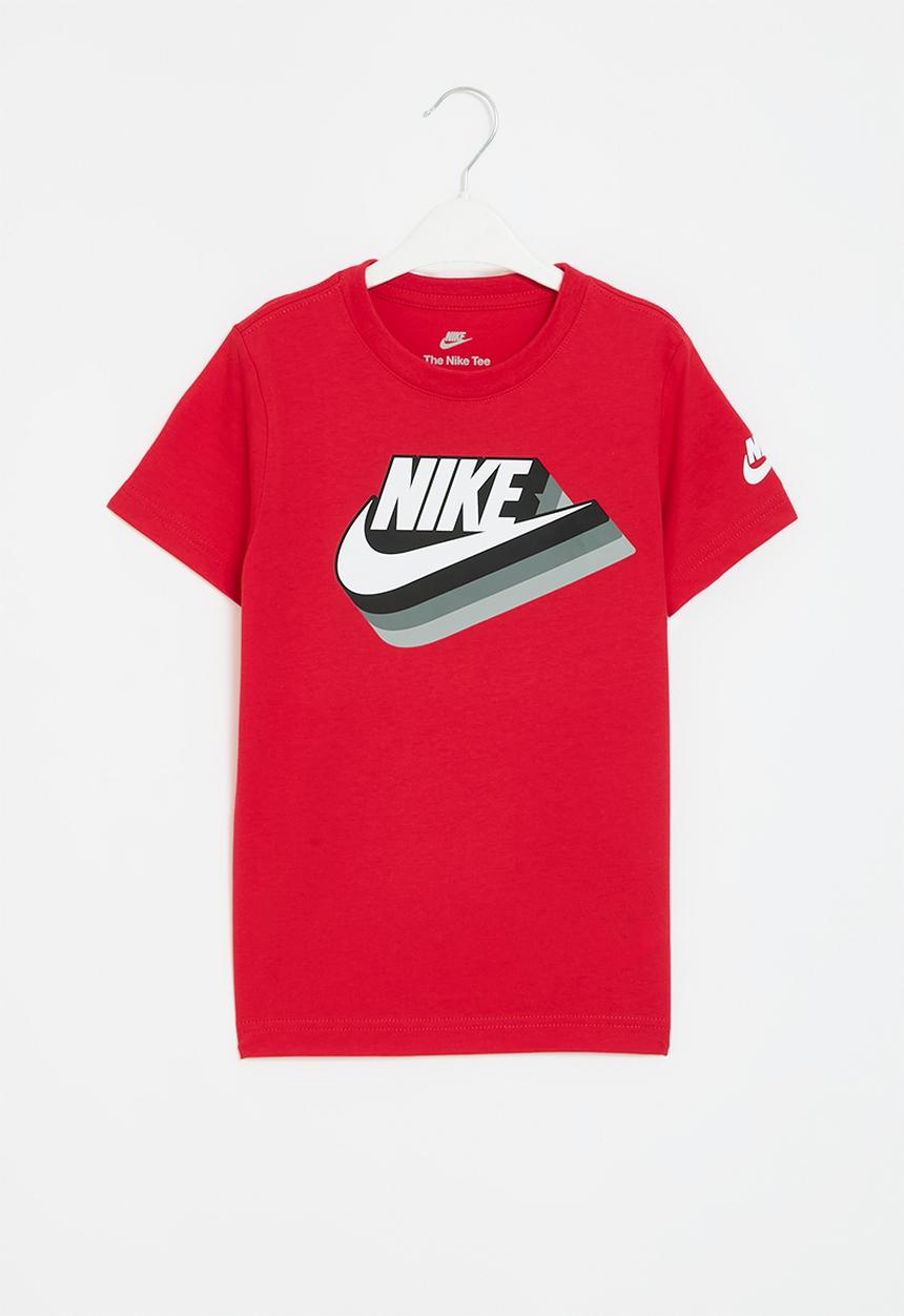 Nike - Nkb gradient futura short sleeve tee - university red