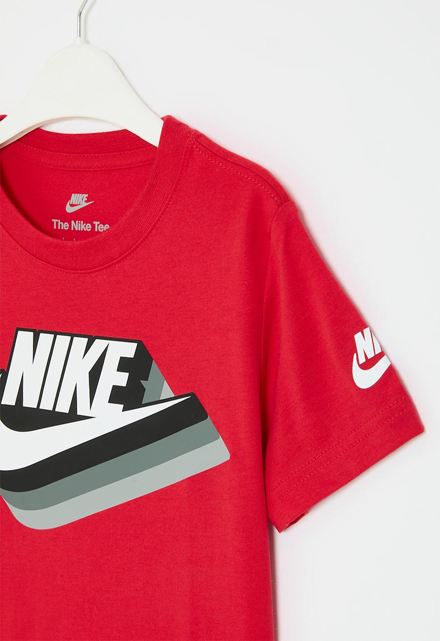 Nike - Nkb gradient futura short sleeve tee - university red