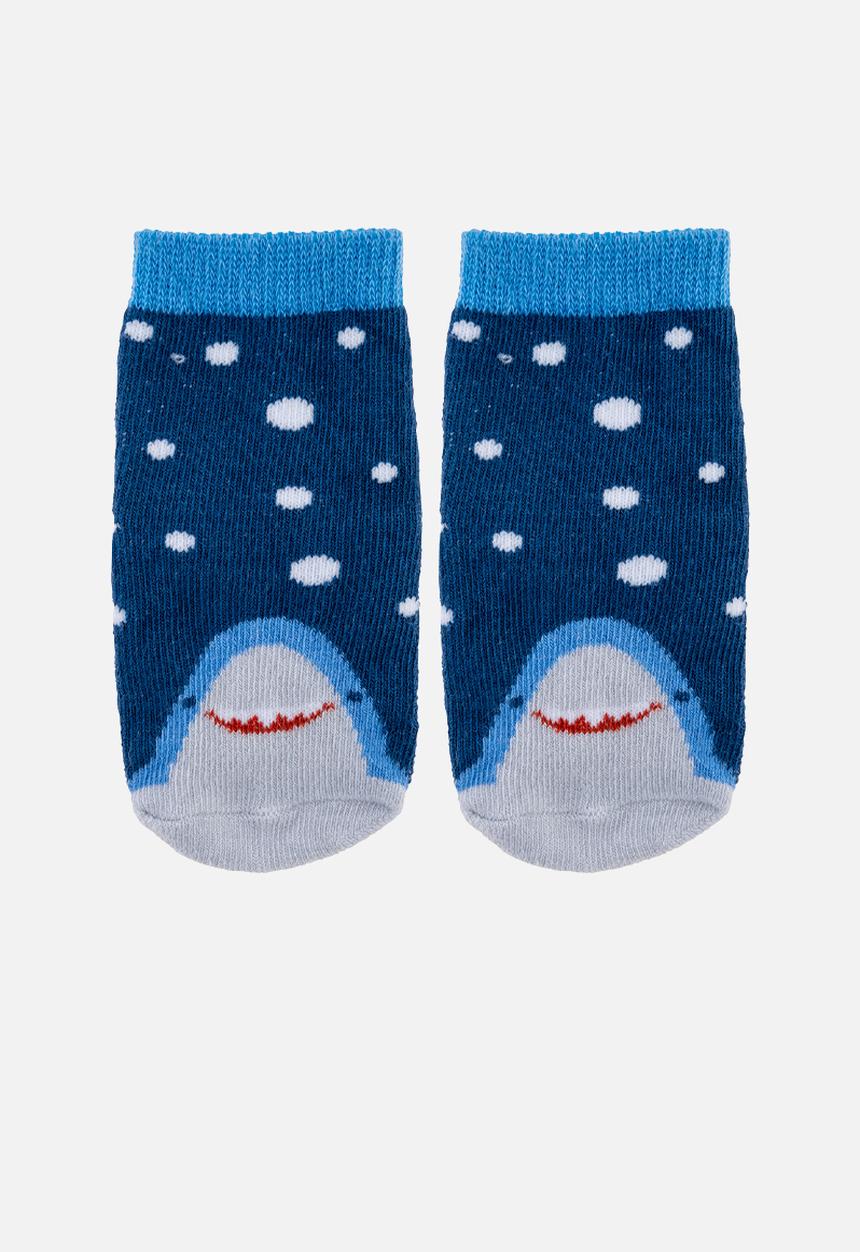 Stephen Joseph - Baby socks- 3 pack shark (hanging) - multi