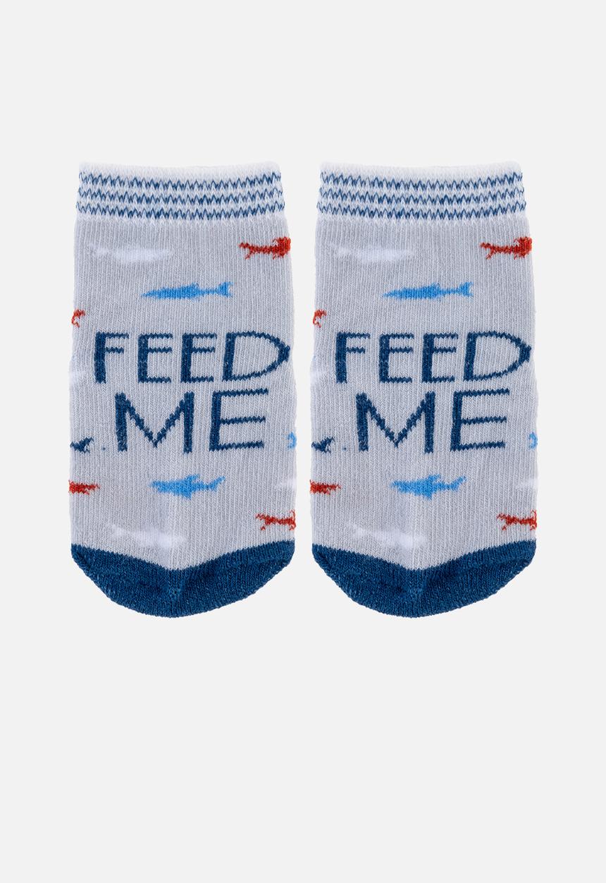 Stephen Joseph - Baby socks- 3 pack shark (hanging) - multi