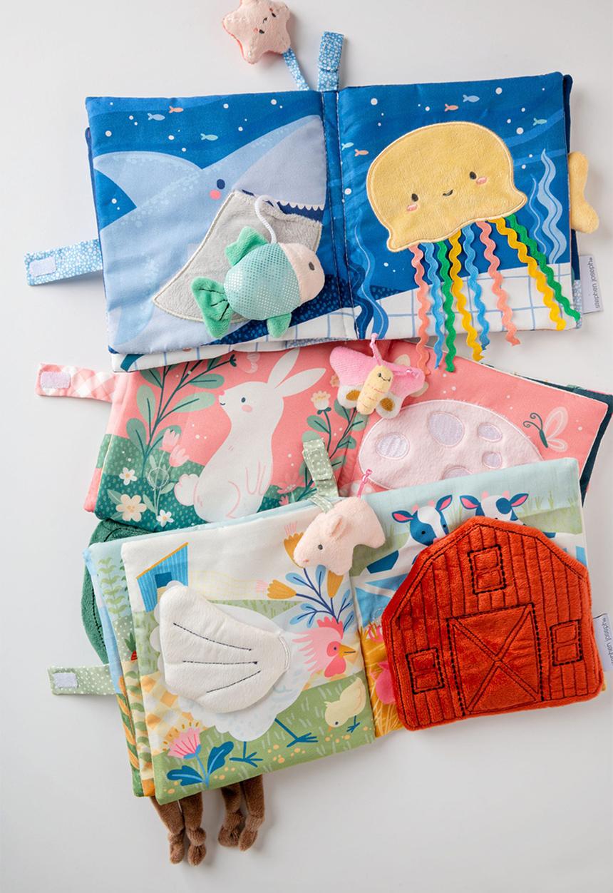 Stephen Joseph - Fabric book garden  - multi