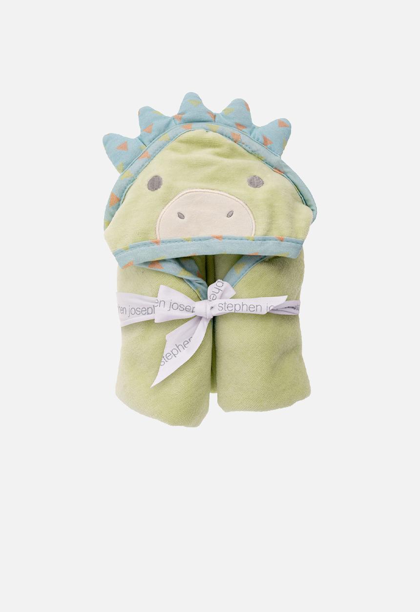 Stephen Joseph - Hooded bath towel dino  - multi