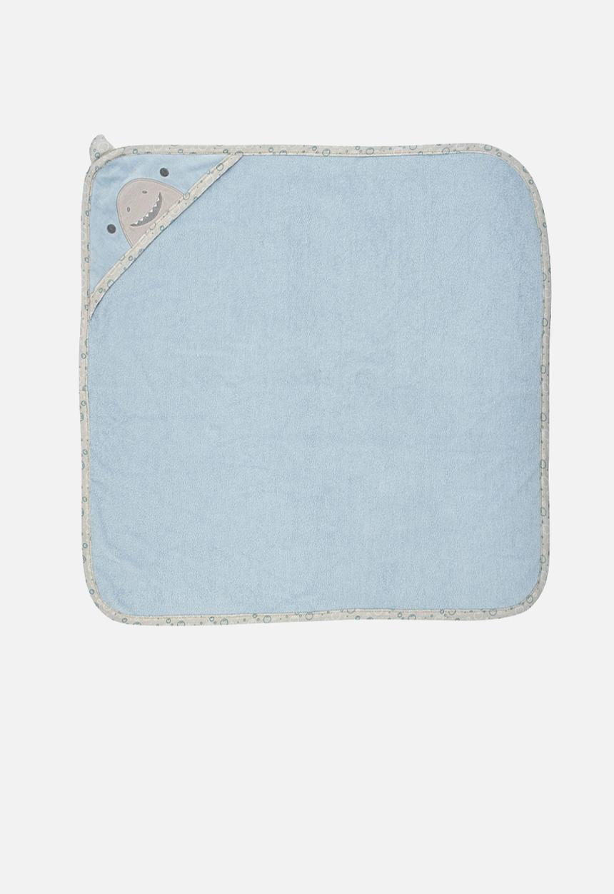 Stephen Joseph - Hooded bath towel shark  - multi