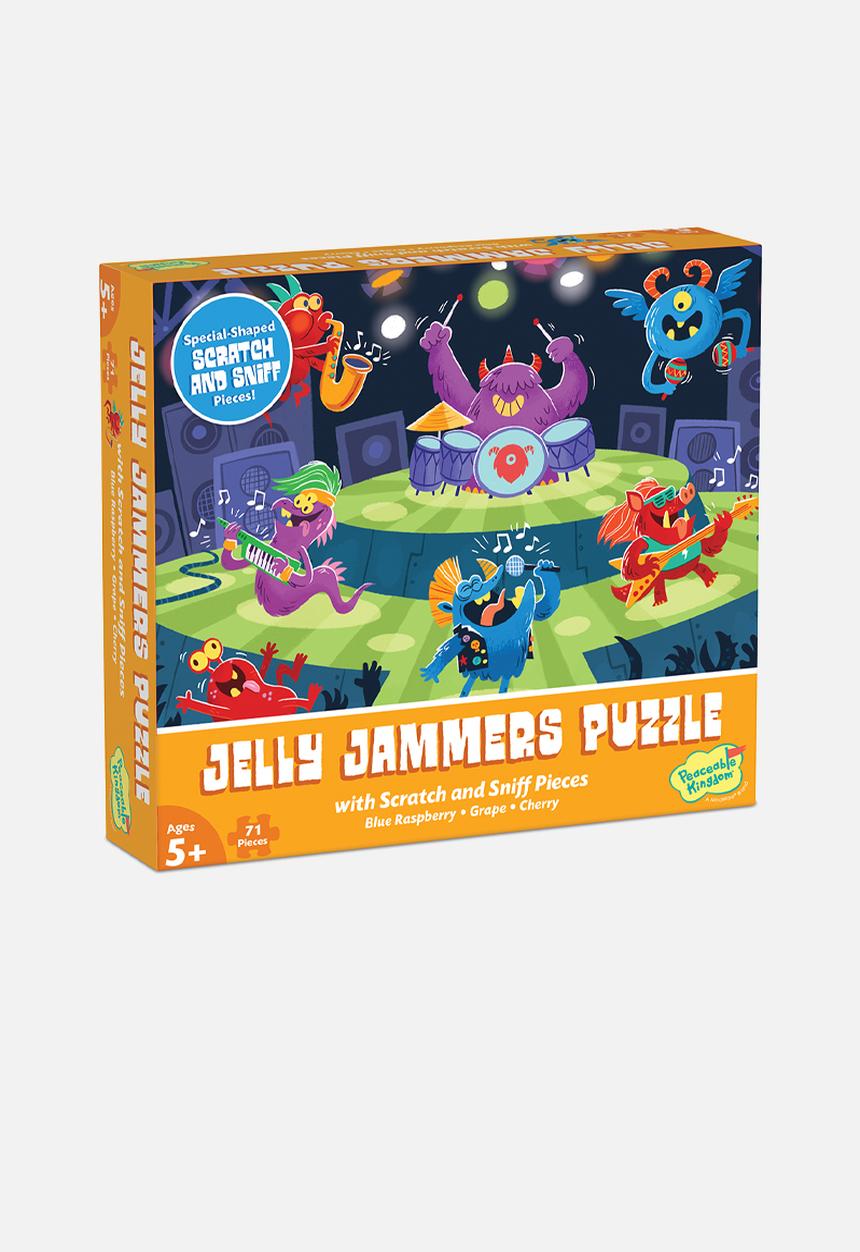 Peaceable Kingdom - Scratch and sniff puzzle: jelly jammers - multi