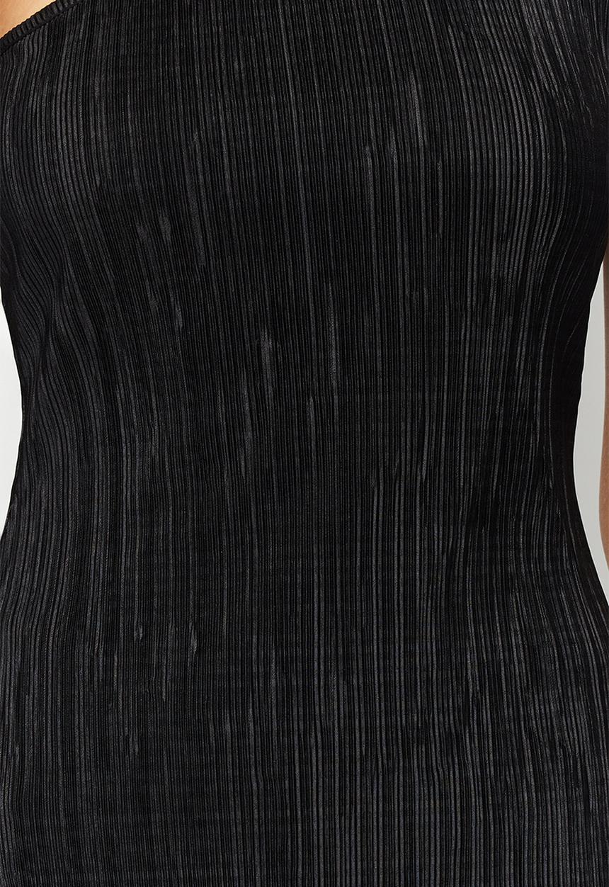 Trendyol - Flexible knitted blouse - black