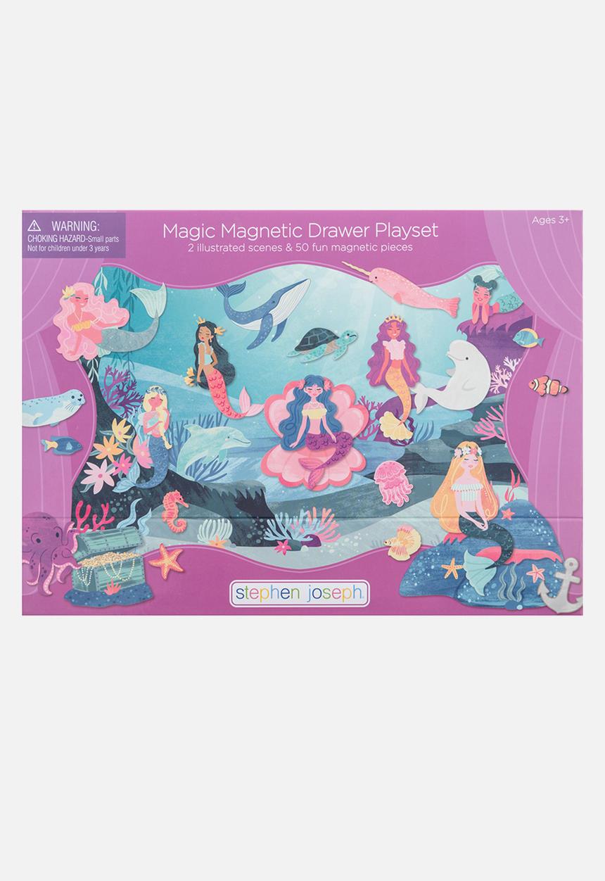Stephen Joseph - Magnetic scene w/drawer mermaid  - multi