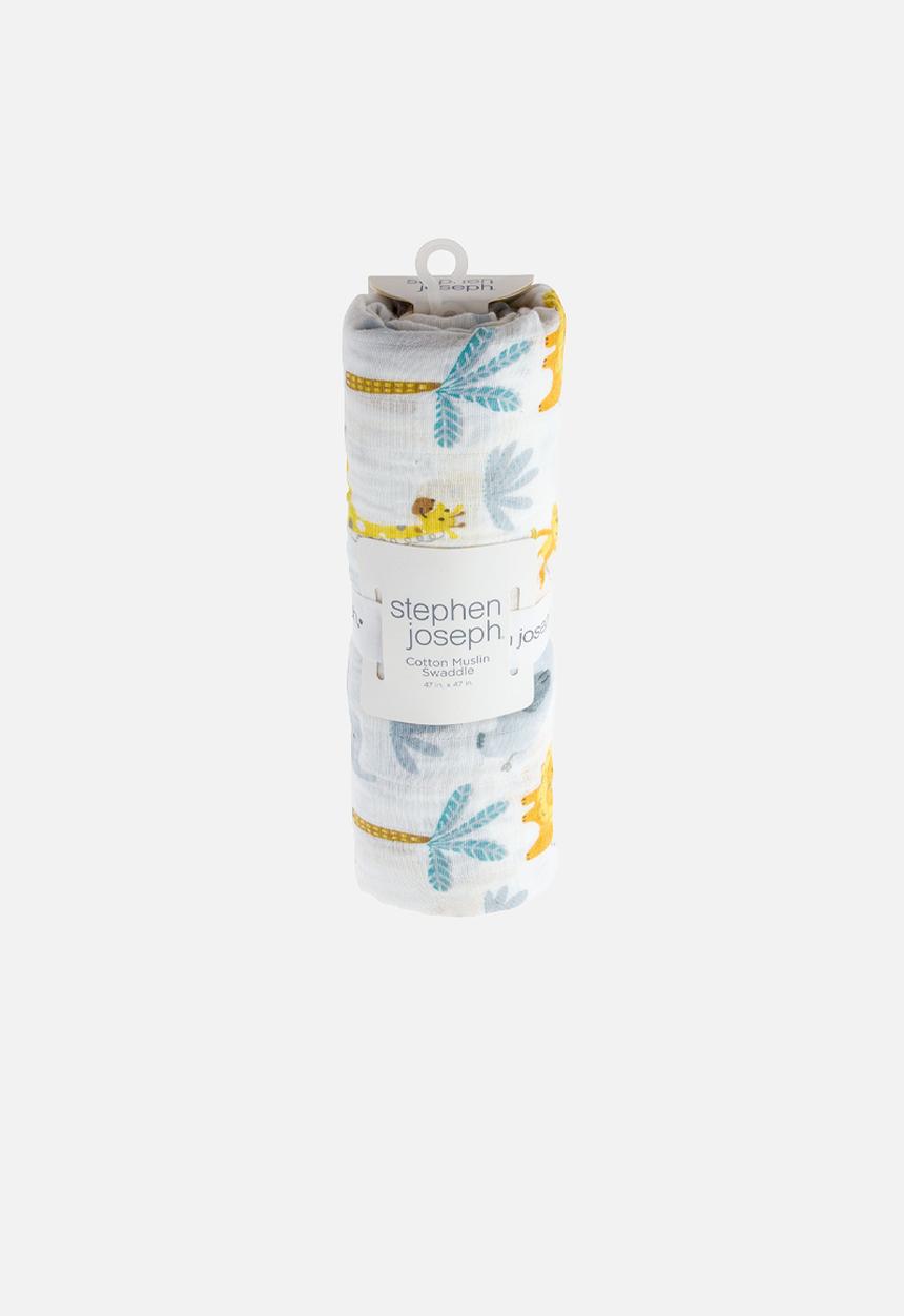 Stephen Joseph - Muslin blankets zoo - multi