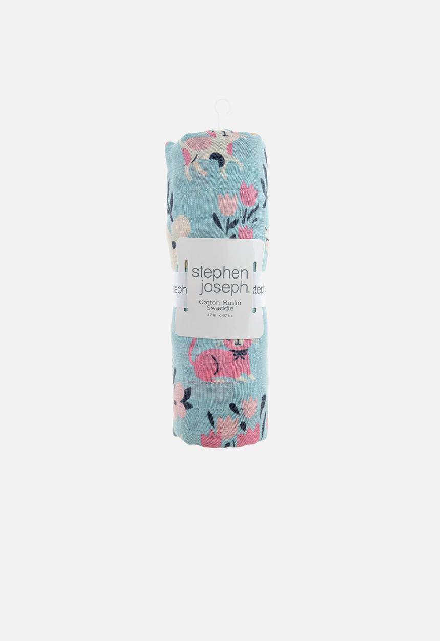 Stephen Joseph - Muslin blankets flower - multi