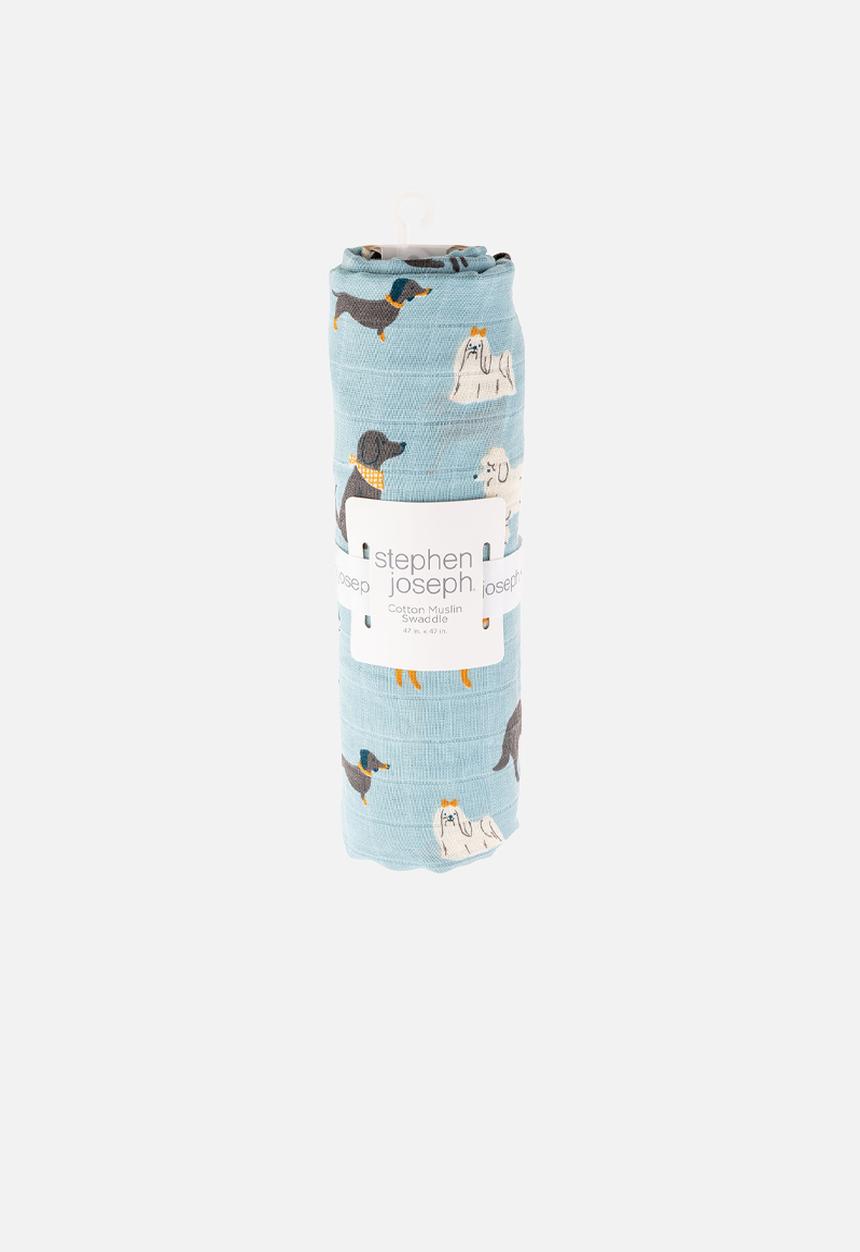 Stephen Joseph - Muslin blankets dog - multi