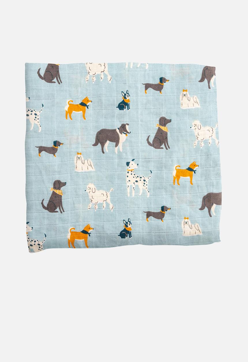 Stephen Joseph - Muslin blankets dog - multi