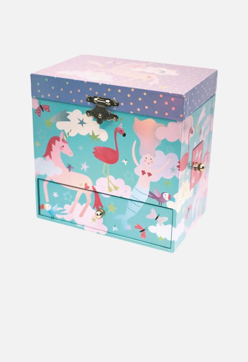 FLOSS AND ROCK - Jewellery box fantasy 3 drawer - blue