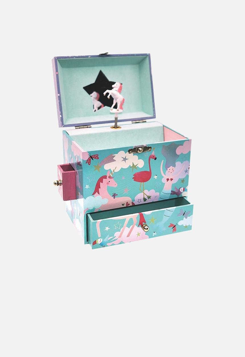 FLOSS AND ROCK - Jewellery box fantasy 3 drawer - blue