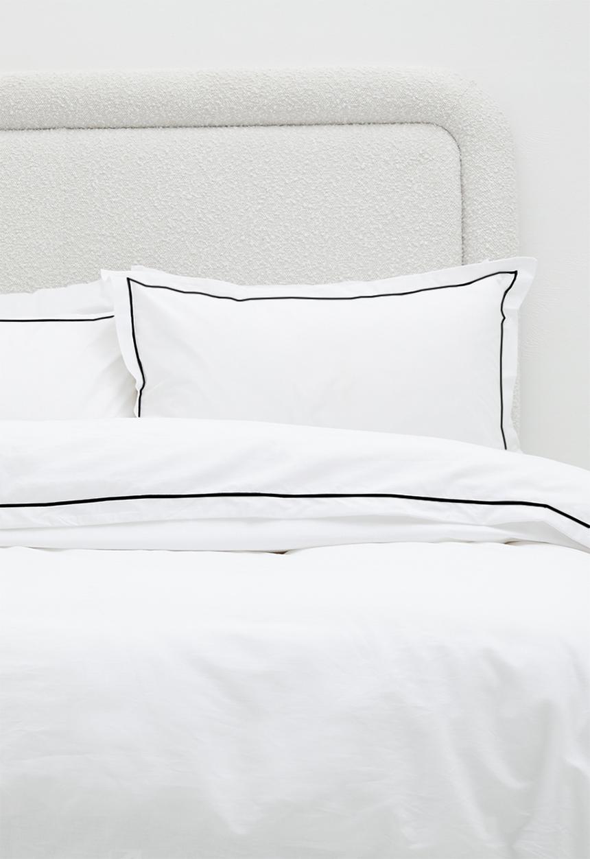 Sixth Floor - Cotton Oxford Satin Stitch Duvet Cover Set
