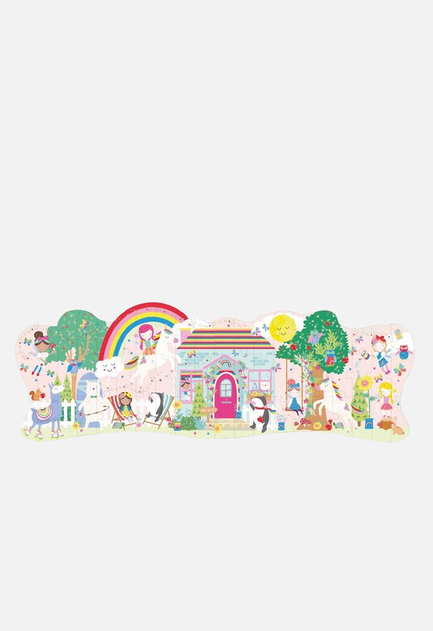 FLOSS AND ROCK - Rainbow fairy 60pc puzzle with figures - multi