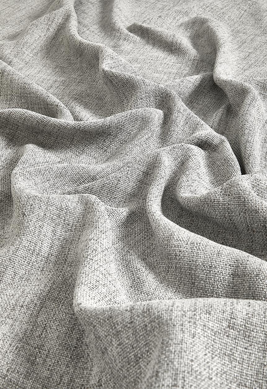 Sixth Floor - Textured Weave Lined Eyelet Curtain - Grey