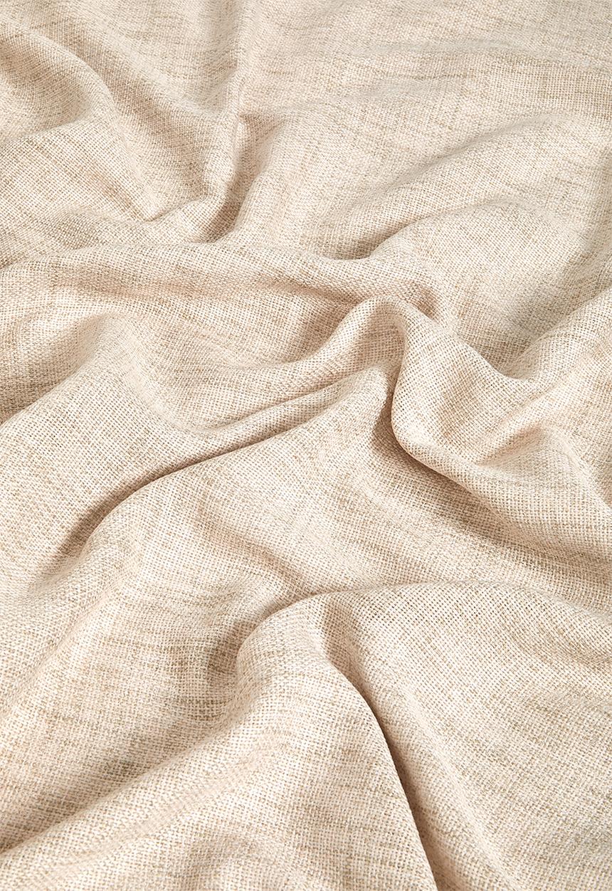 Sixth Floor - Textured Weave Lined Eyelet Curtain - Neutral