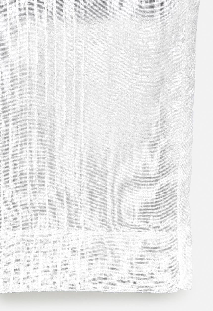 Sixth Floor - Sierra Linear Sheer Eyelet Curtain - White