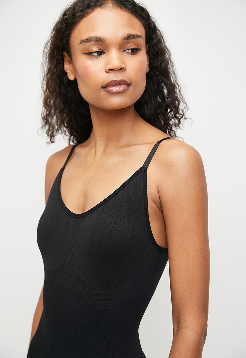 Tessa Design - Tessa shaper t-shape bodysuit - black