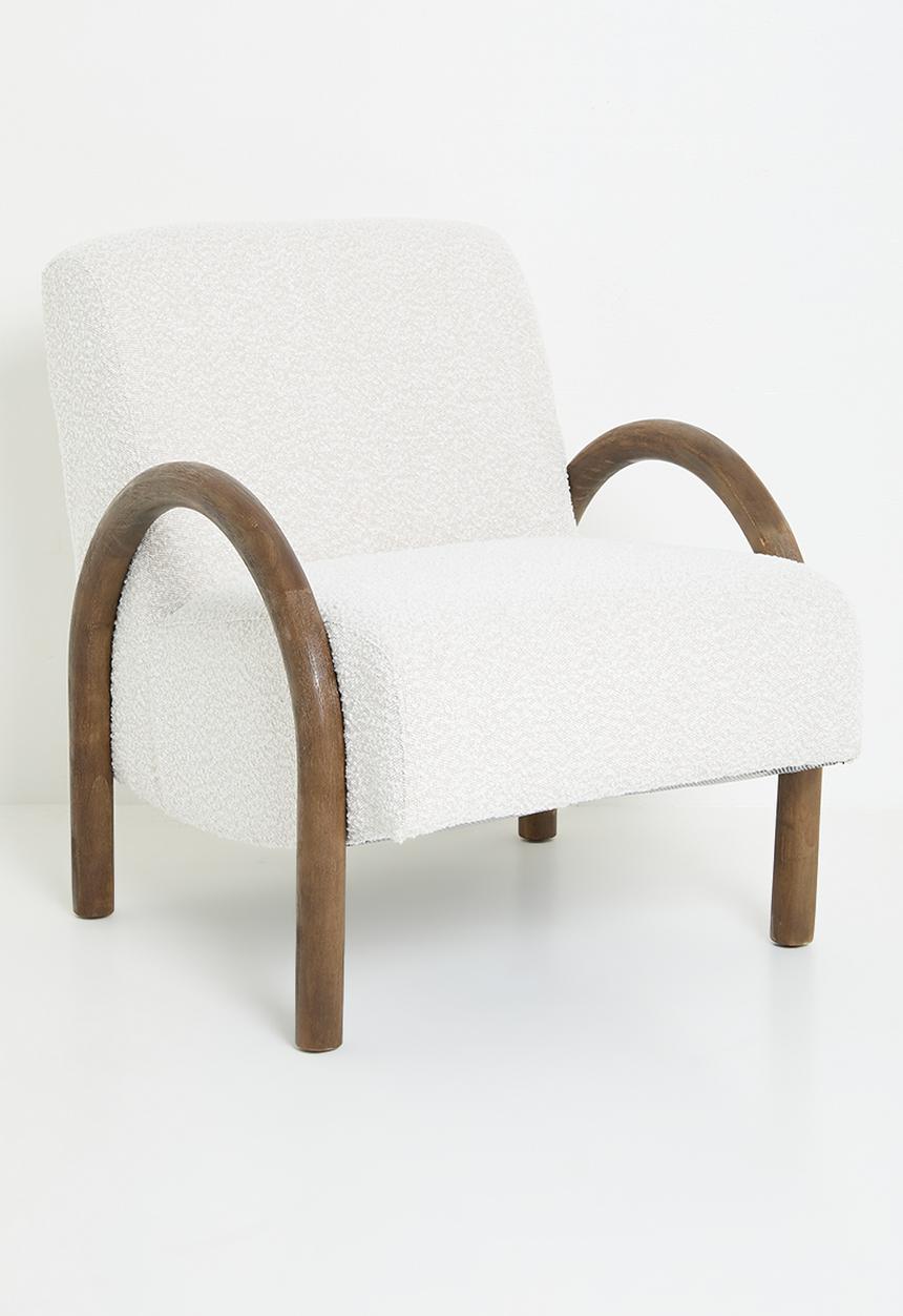 Sixth Floor - Archie occasional chair - cream