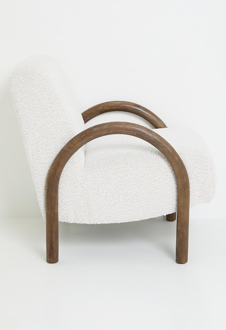 Sixth Floor - Archie occasional chair - cream