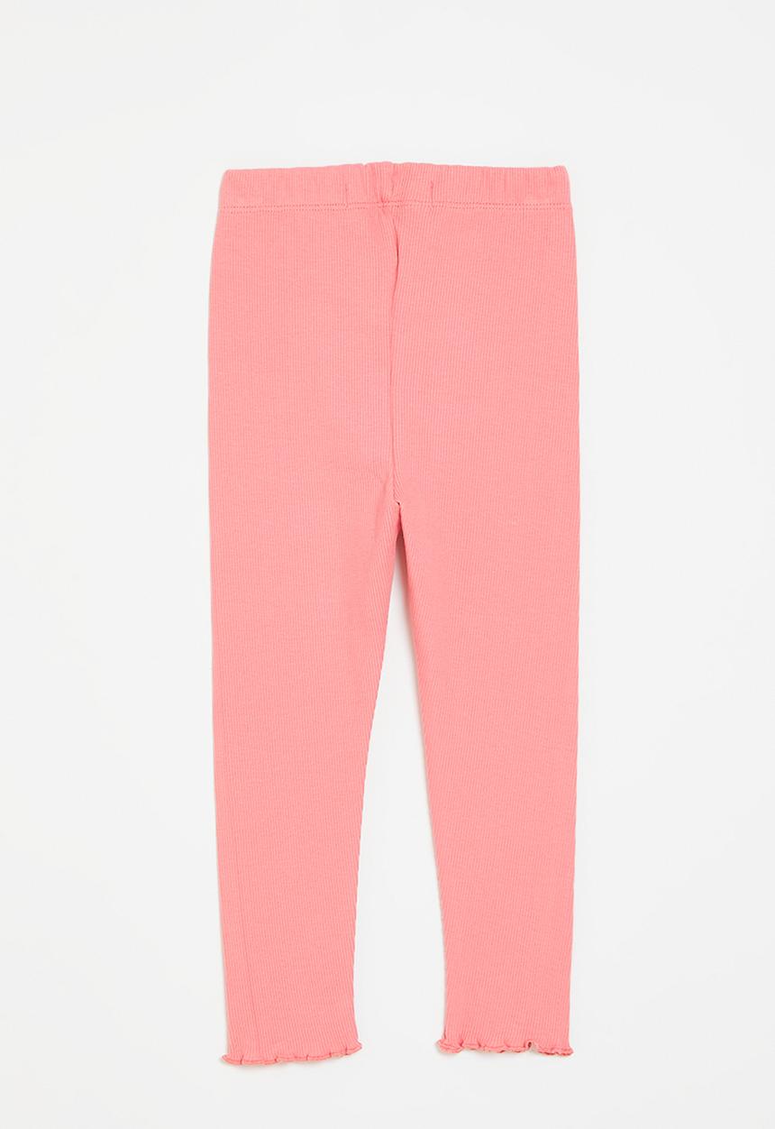 MINOTI - Rib leggings - coral