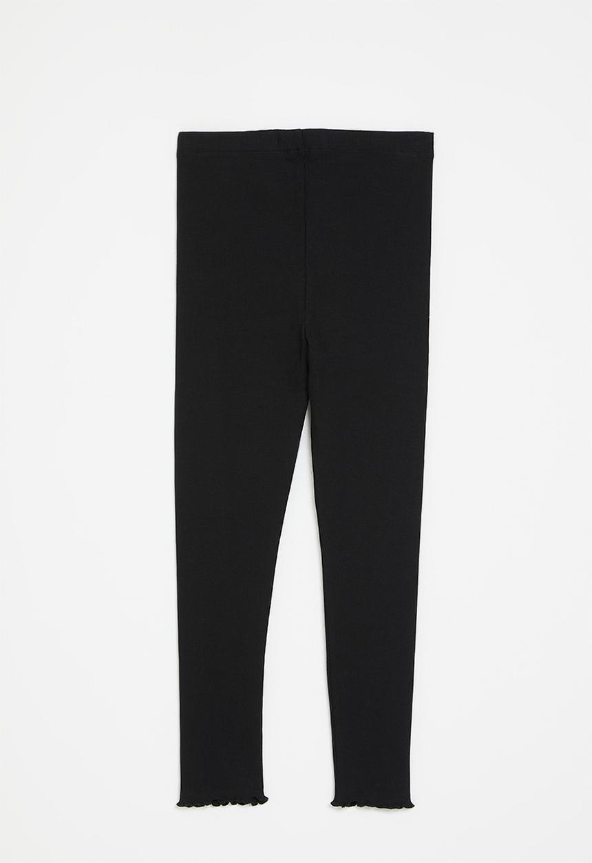 MINOTI - Rib leggings - black