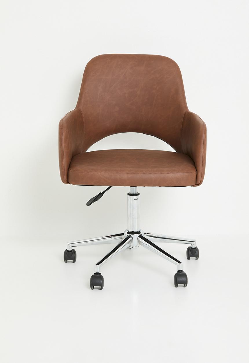 Sixth Floor - Keaton PU office chair - tan